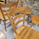 Lot 8 Chaises bistrot Campagnard 1970