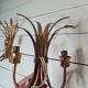 Appliques aux épis de blé et feuillage doré