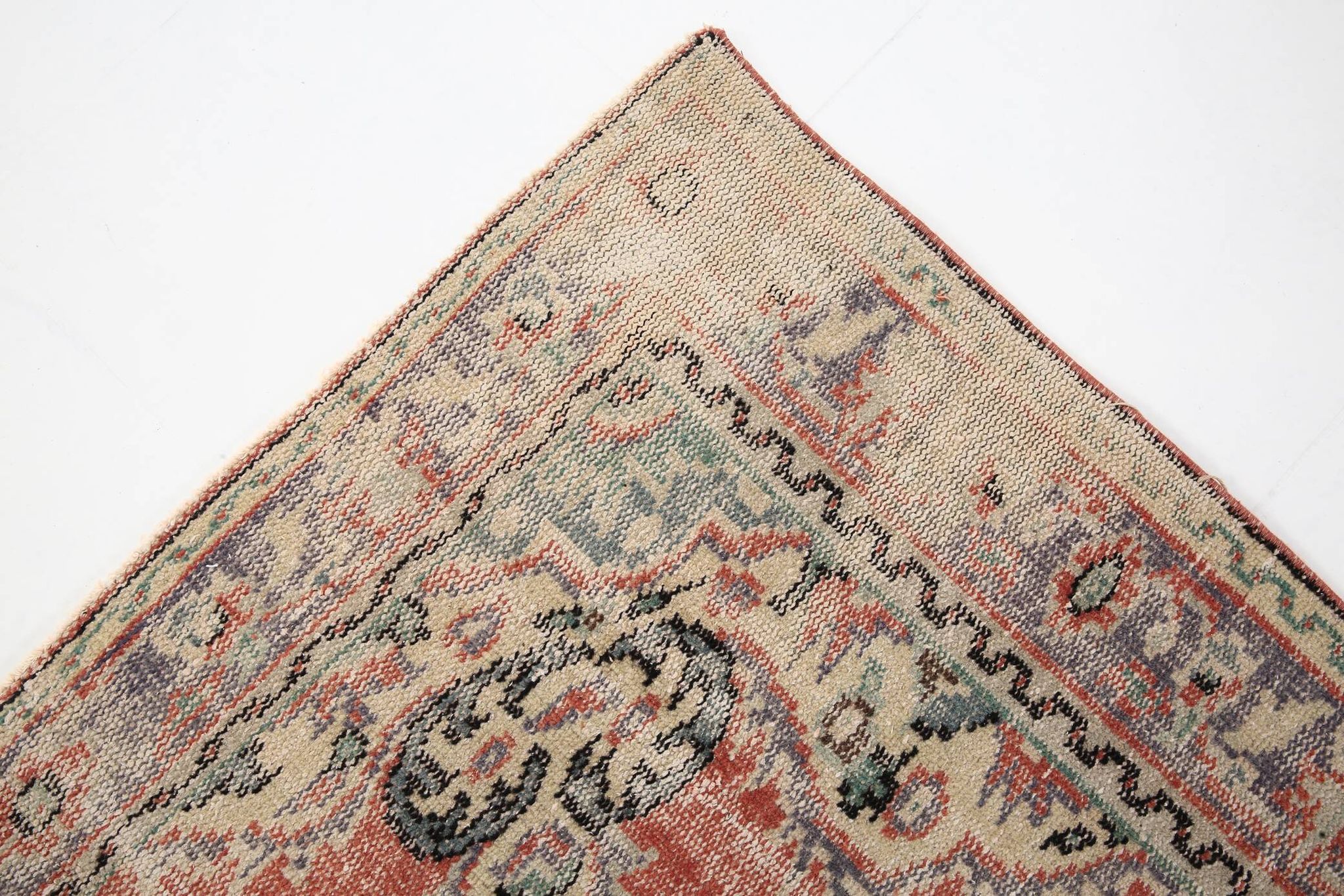5x8 Red & Blue Classic Oriental Vintage Rug, 143x235Cm