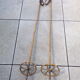 Vintage bamboo ski sticks
