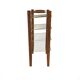 Scandinavian beech and metal magazine rack, Sweden, 1960