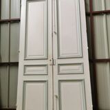 Pair of old Haussmann doors 1900/1920 with built