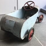 Old metal pedal car 1930