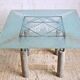 Concrete and ground glass table, Italy 1980's