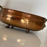 Antique copper planter