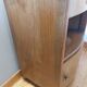 wood and marble bedside table, art deco