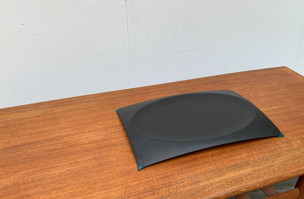 Postmodern Italian Voilà Voilà metal bowl by Philippe Starck for Alessi, 1980s.