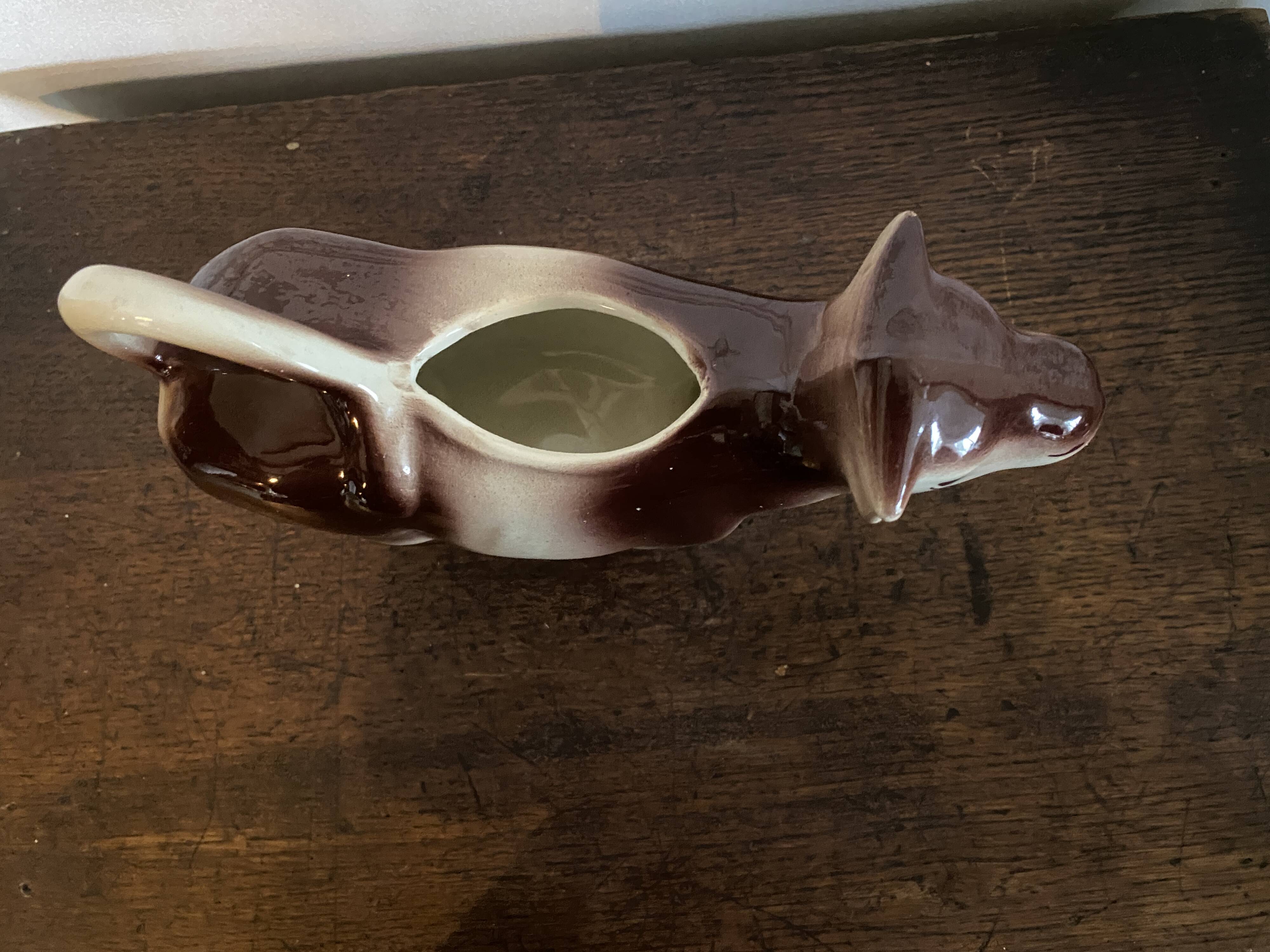 Milk jug - Cow motif - vintage ceramic