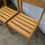 Paire de chaises de style André Sornay