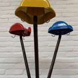 Italian multicolored Tricorno coat rack by Enzo Mari for Danese, 1970s