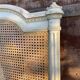 Bed Louis XVI patinated wood and cannage 140/190