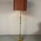 Exceptional French Hollywood Regency Brass Floor Lamp