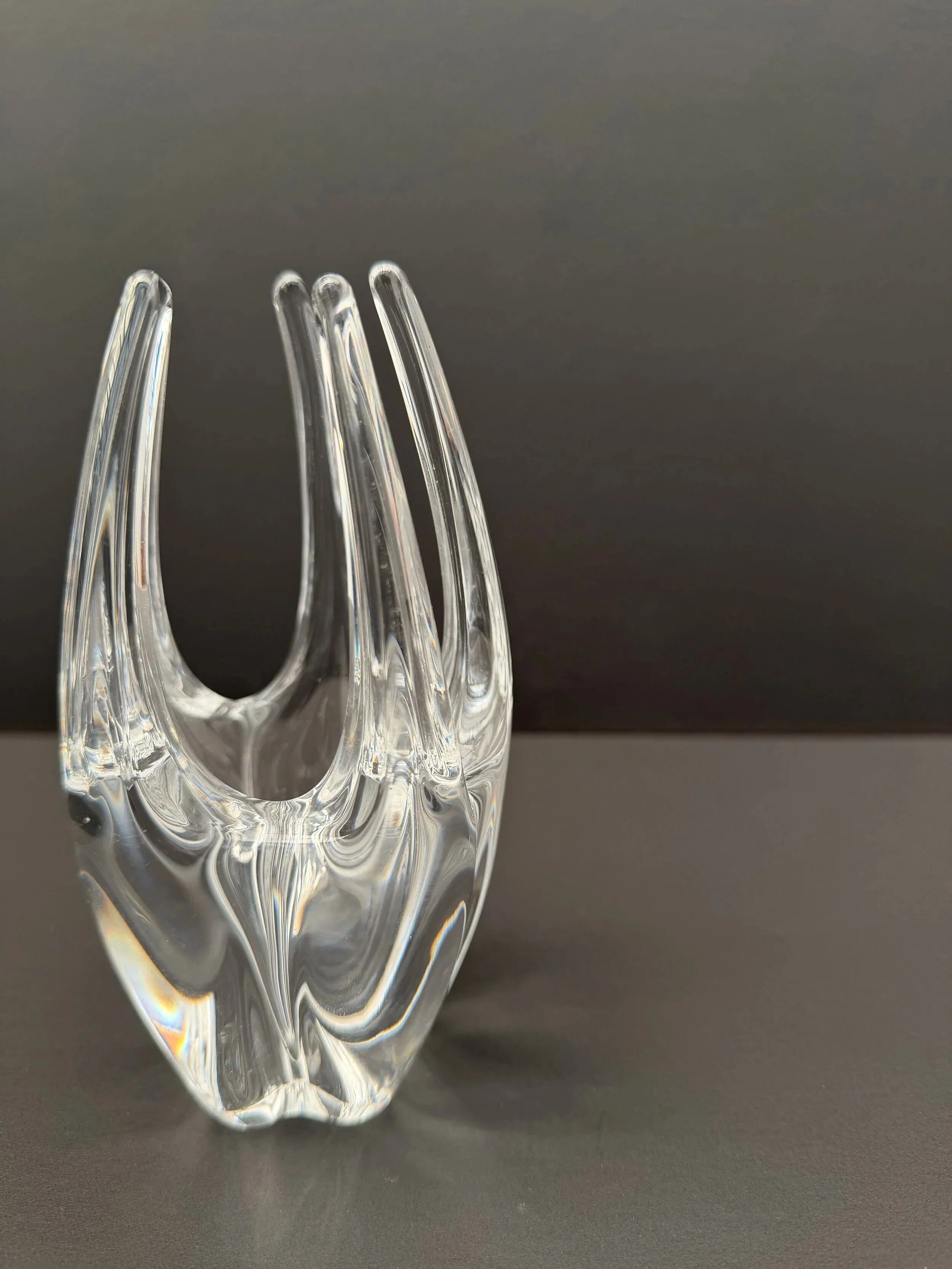 Crystal vase from Sèvres, France 1950