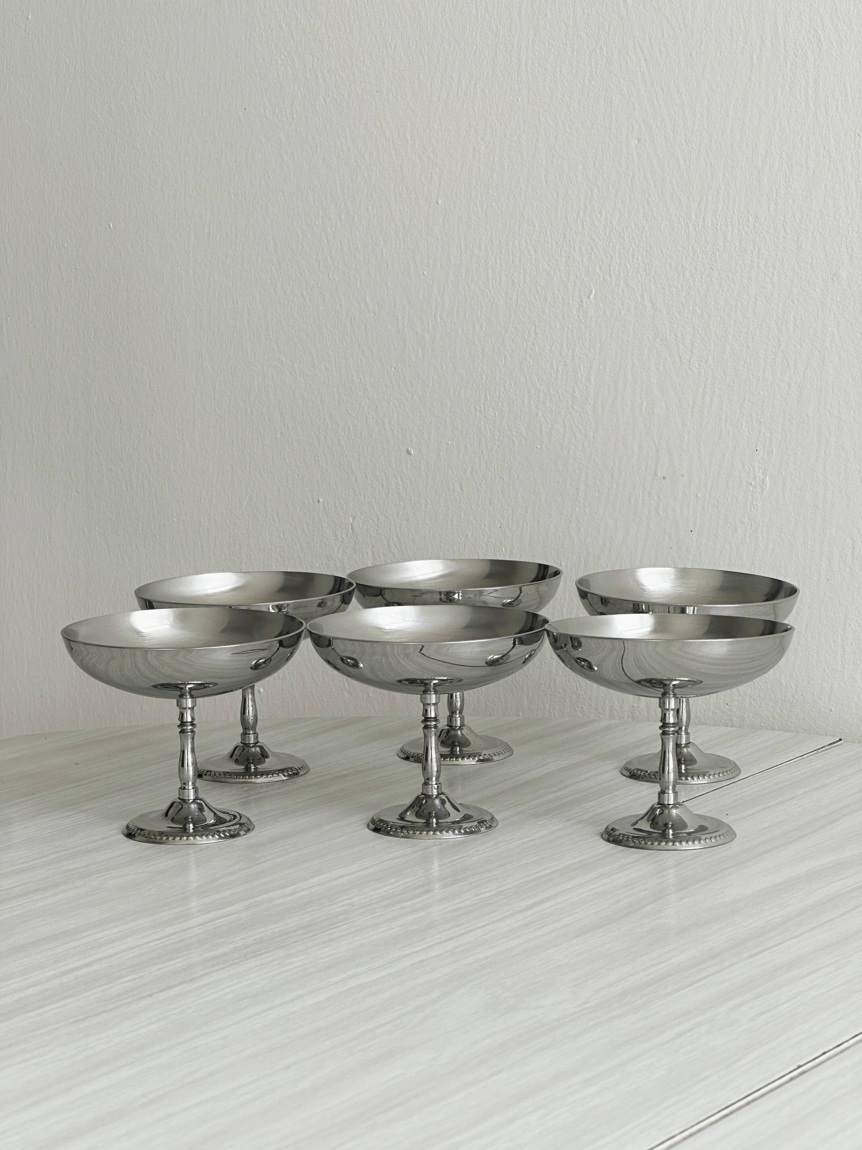 Lot de 6 coupelles à glace