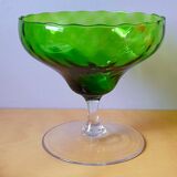 Green Empoli glass cup