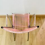 Pink scoubidou chair
