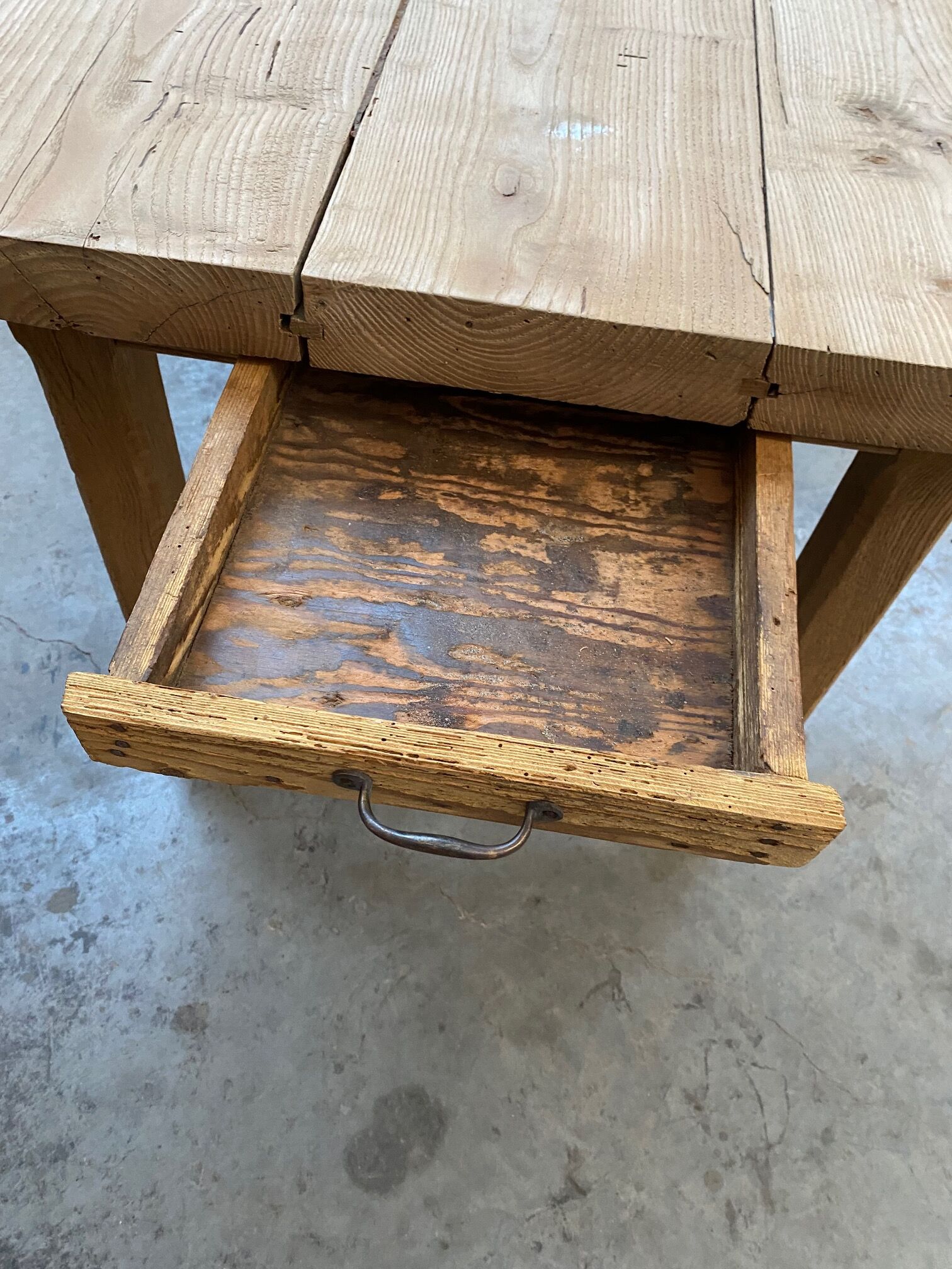 Old farmhouse table
