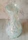 Blue speckled glass vase