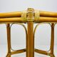Vintage Italian rattan coffee table, 1960s.