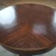 1930s Czechoslovak Art Deco Round Table in Wood and Veneer