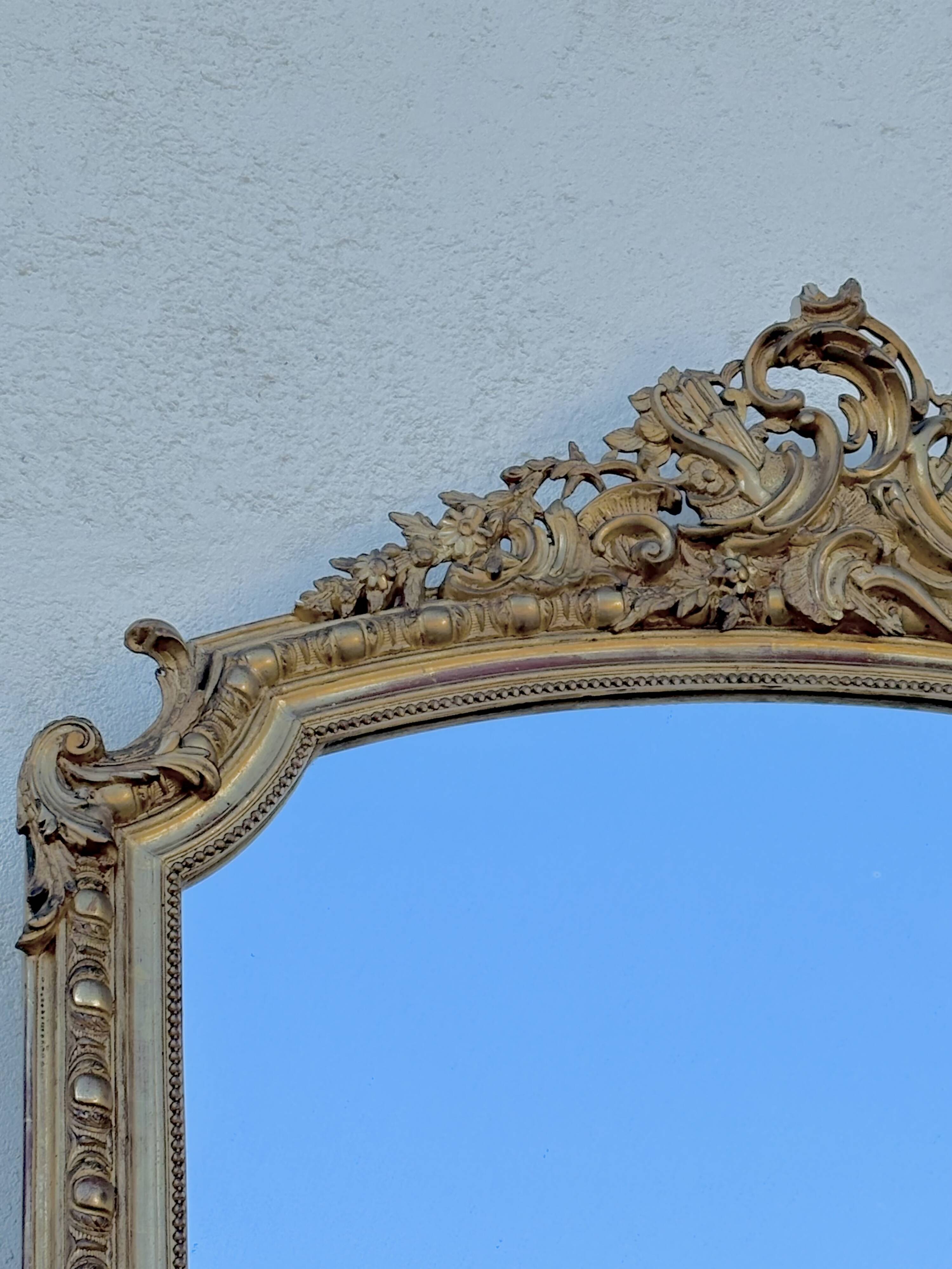 Large mirror from the 19th century