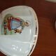 Set 6 bowls cow creamer semi porcelain old