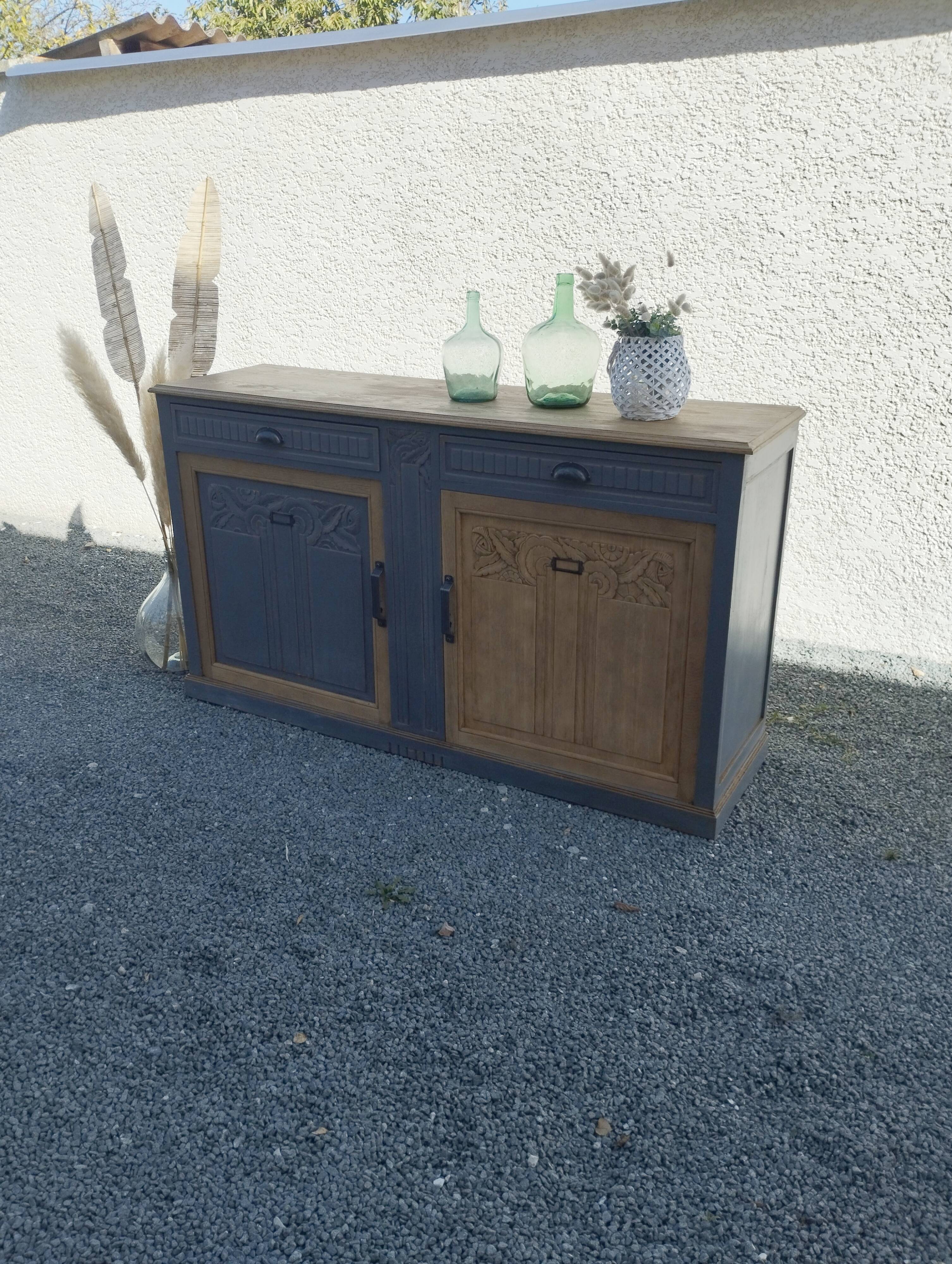 Large artdéco buffet - vintage buffet