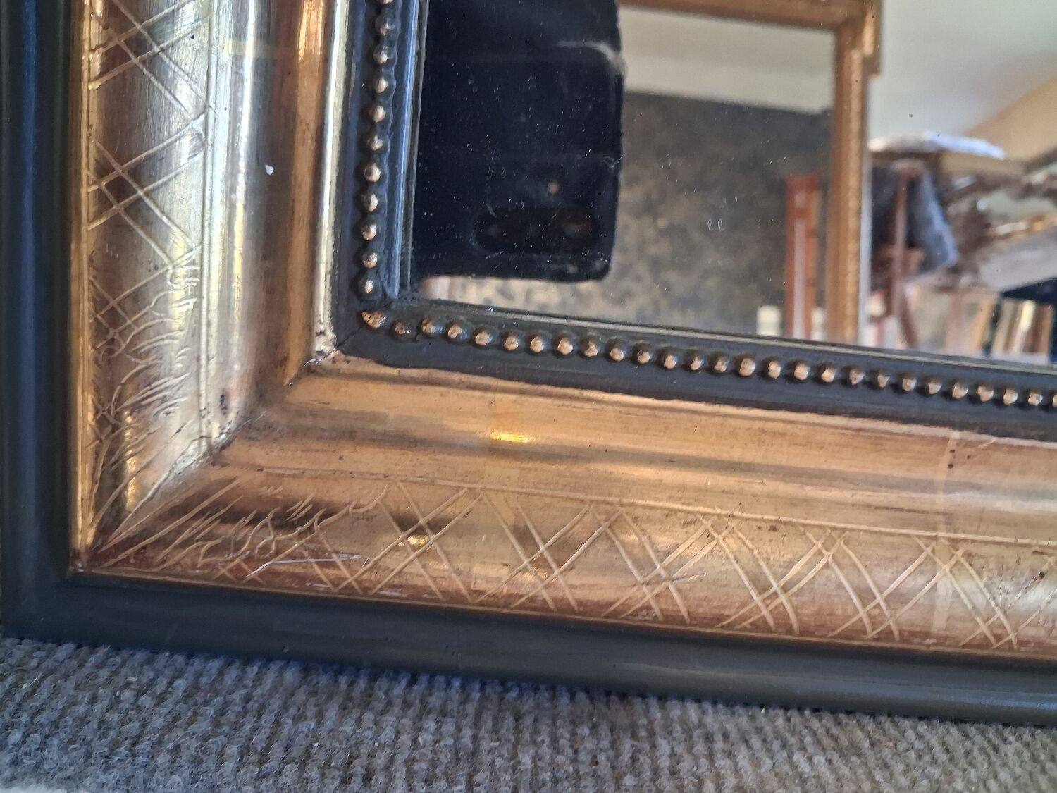 Mirror from the Louis Philippe period 67x51