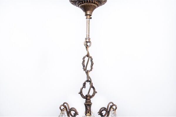 Lustre en cristal, France, années 1940