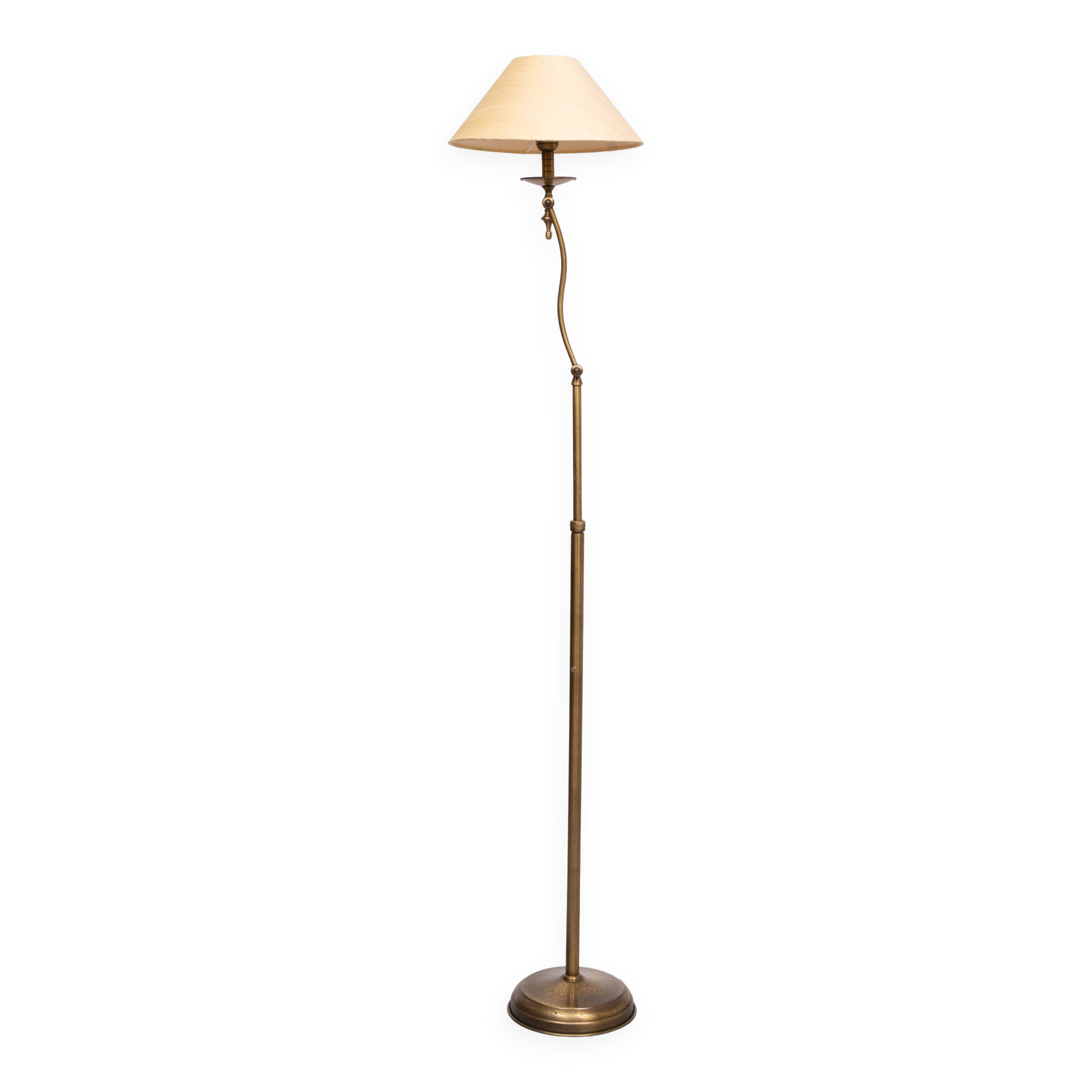 Classic Brass adjustable Floor lamp 1970s Germany