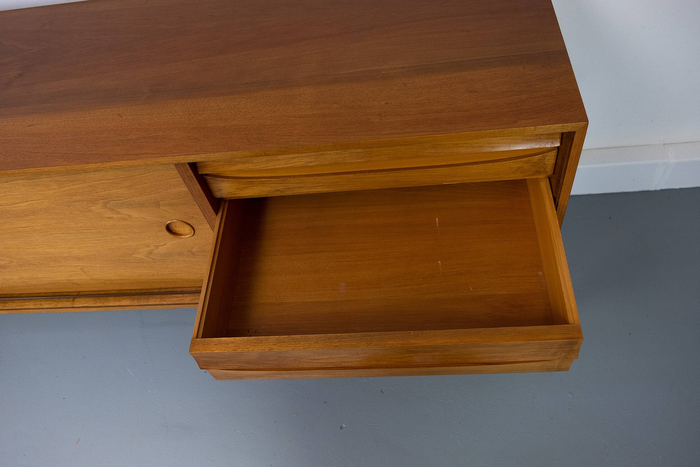 Large Vintage Walnut Sideboard by Franzmeyer, 1960s