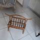 Rattan magazine holder