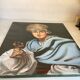 Orientalist portrait painting signed