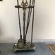 Solid brass fireplace mantelpiece