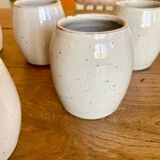 Set of vintage ceramic mugs