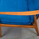Danish teak framed lounge chair, 1960s