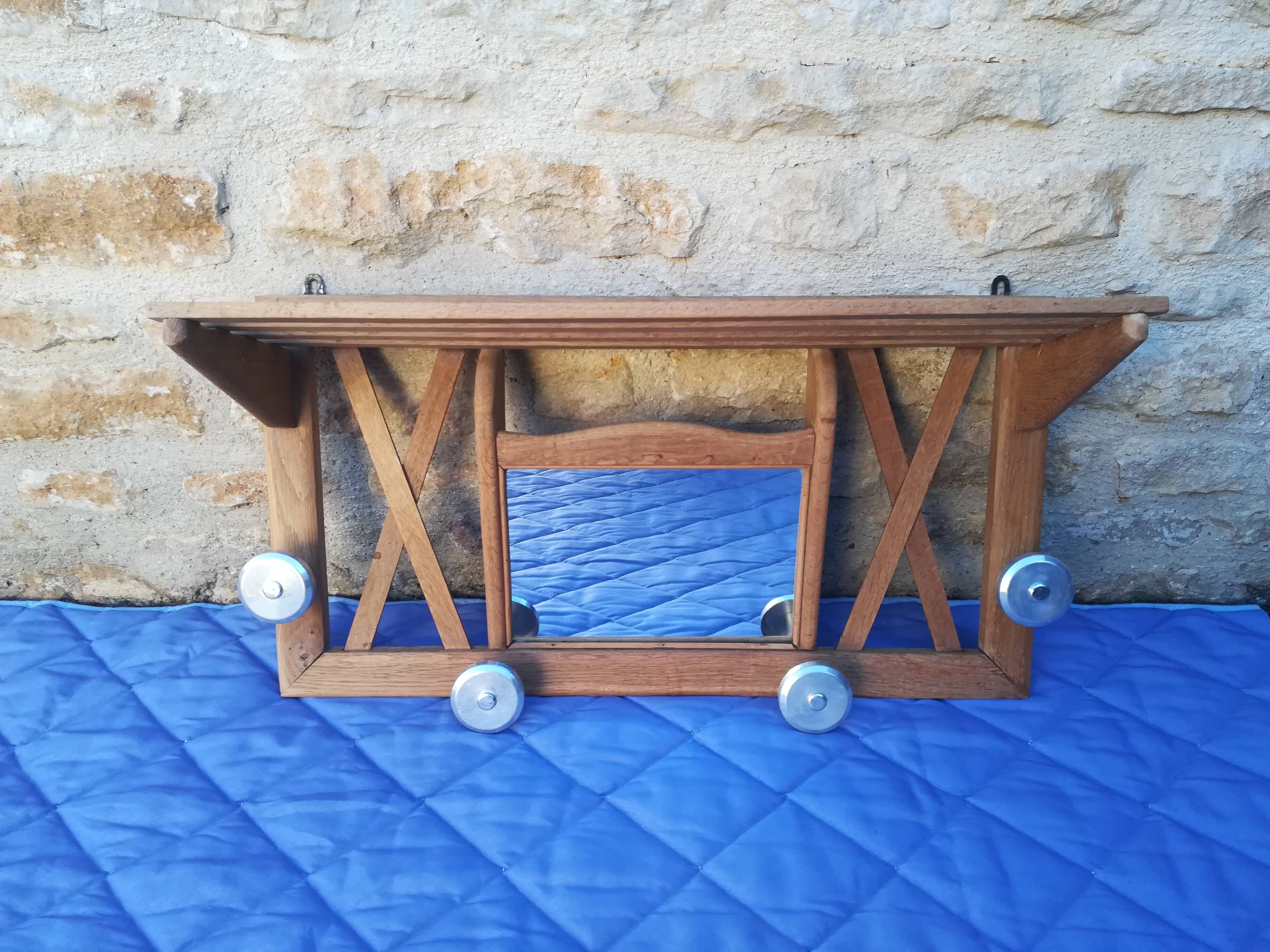 Porte-manteau en chêne