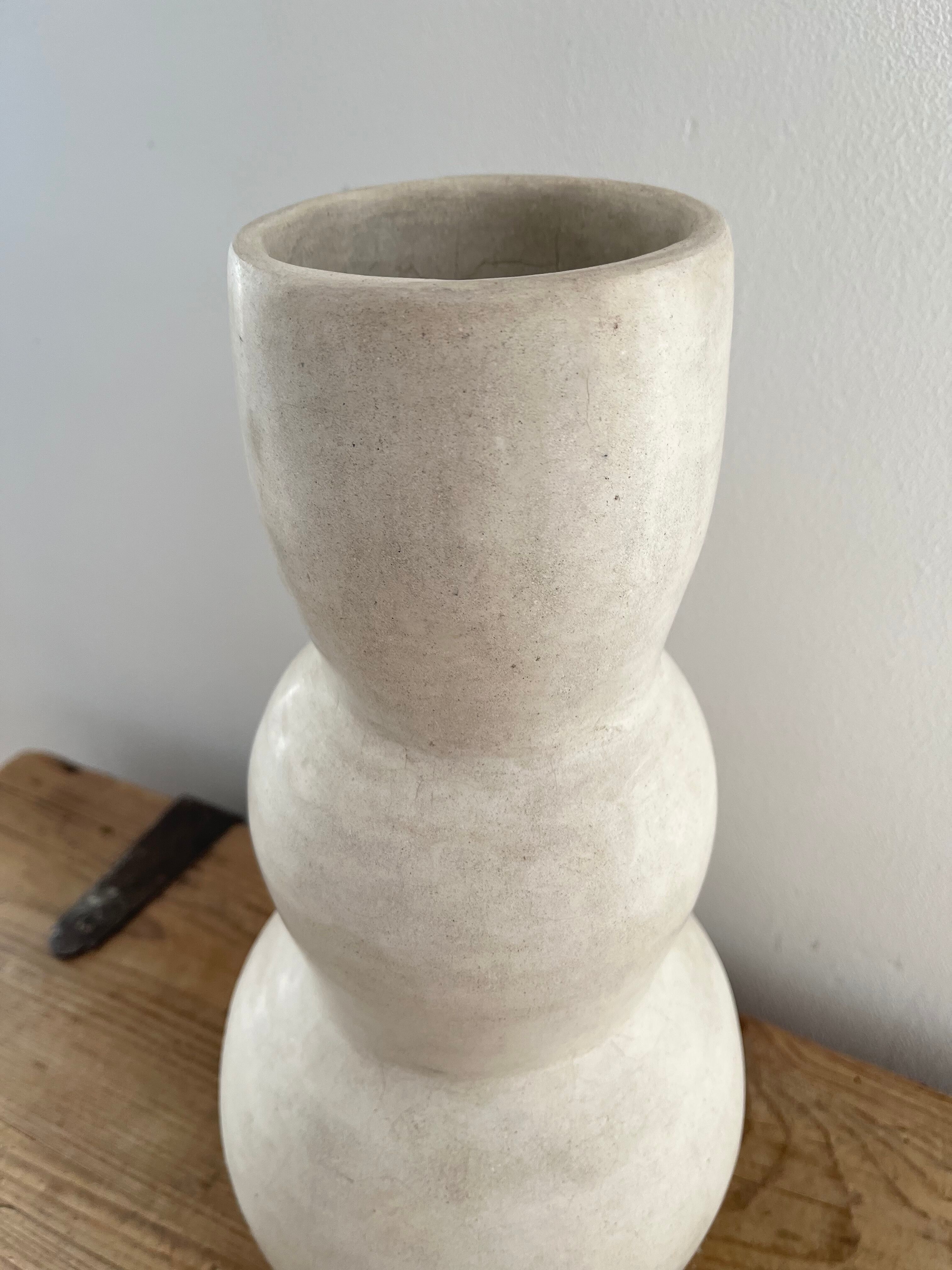 Moroccan vase tadelakt