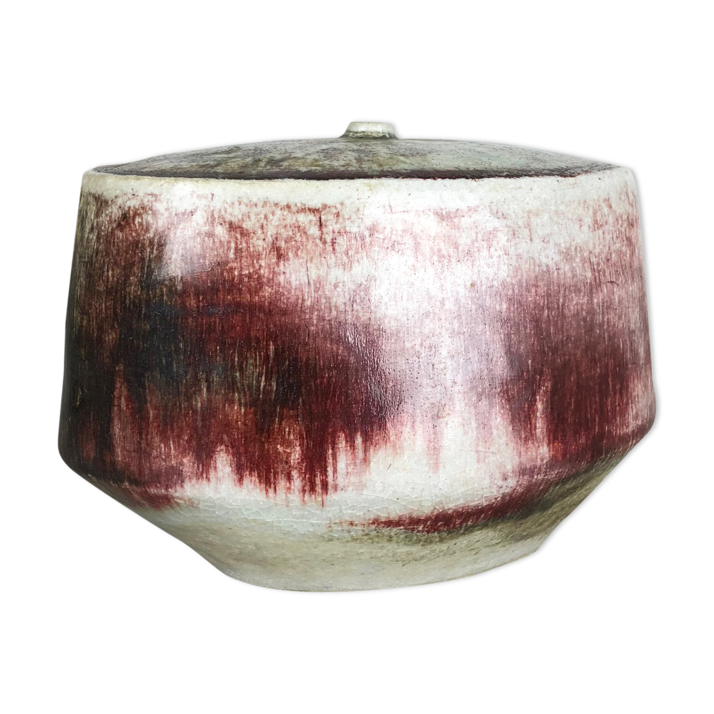 Ceramic Studio Pottery Vase by Bruno and Ingeborg Asshoff, Germany, 1960s