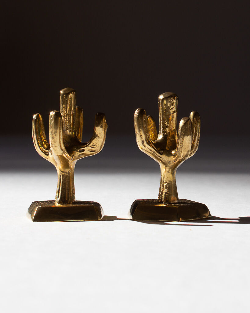 Brass saguaro cactus - Mexico - 60s/70s