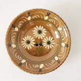 Large terracotta dish Alsace 1960