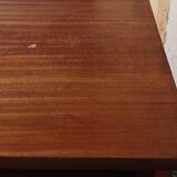 Sideboard with compass feet in wood and formica