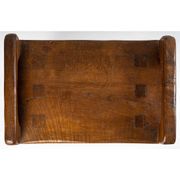 Tabouret en bois sculpté, chêne, 1950-1960