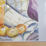 Still life in watercolor