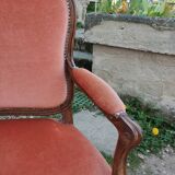 Paire de fauteuils anciens style louis xv