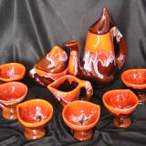 Coffee service fat lava Vallauris
