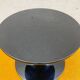 Designer coffee table – tulip base in resin and black lacquered plastic