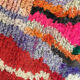 Moroccan Berber carpet boujaad purple with colorful patterns 325x200cm