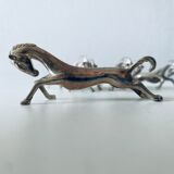 6 knife holders art deco horses