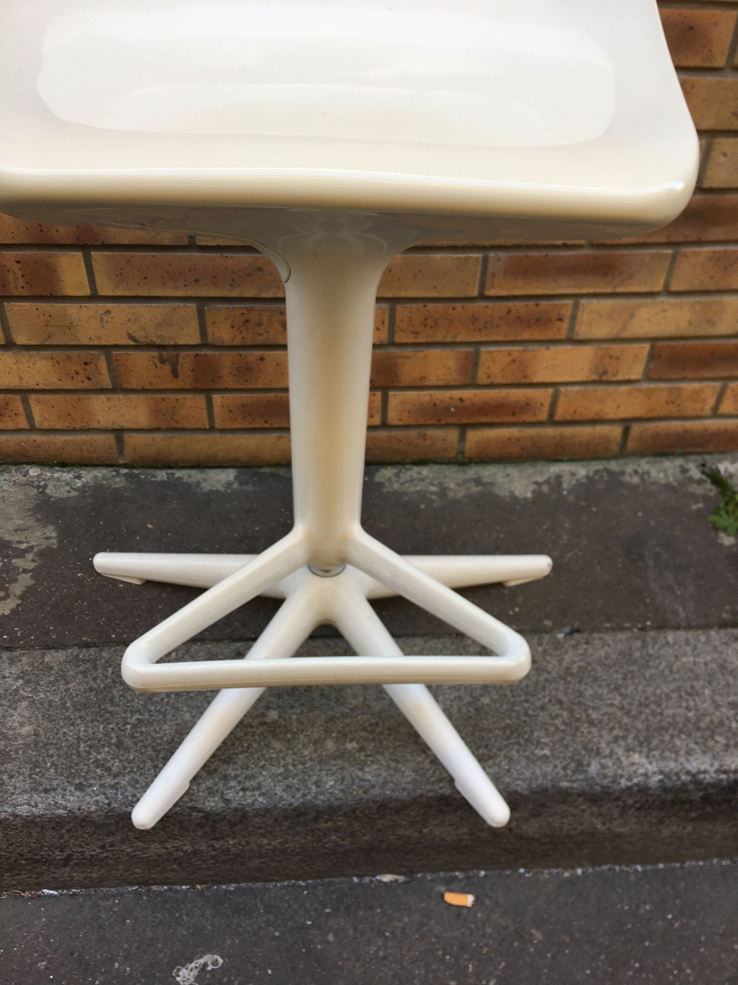 Antonio Citterio's spoon swivel stool for Kartell